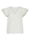 VILA VITOVAN V-NECK SHORT SLEEVED TOP, Birch, highres - 14104844_Birch_1191831_001.jpg