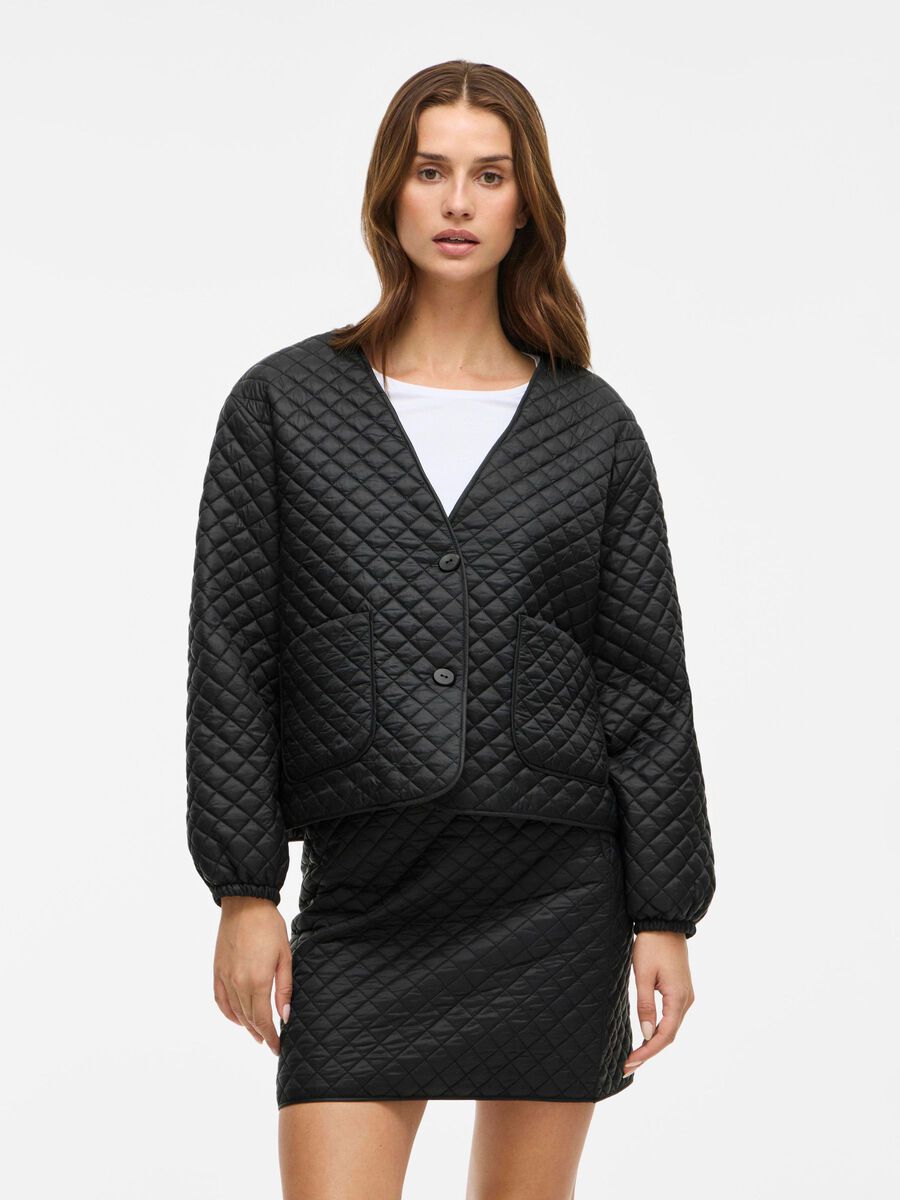 VILA VIBENJI QUILTED JACKET, Black Beauty, highres - 14107509_BlackBeauty_003.jpg