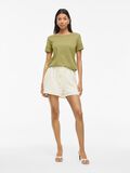 VILA ROUND NECK SHORT SLEEVED TOP, Sage, highres - 14104786_Sage_005.jpg