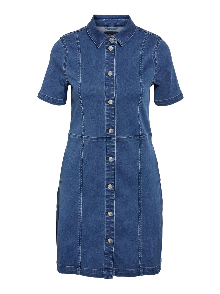Noisy May NMNISA DENIM DRESS, Medium Blue Denim, highres - 27032702_MediumBlueDenim_001.jpg