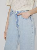 Vila HIGH WAIST WIDE FIT JEANS, Light Blue Denim, highres - 14084736_LightBlueDenim_1074414_006.jpg