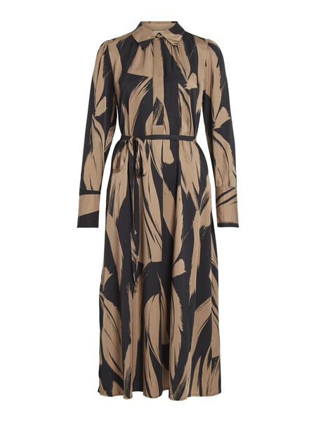 Vila LANGÄRMELIGES MIDIKLEID, Black, highres - 14090423_Black_001.jpg