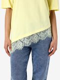 Product image thumbnail - SPITZENVERZIERTER T-SHIRT, French Vanilla | 3
