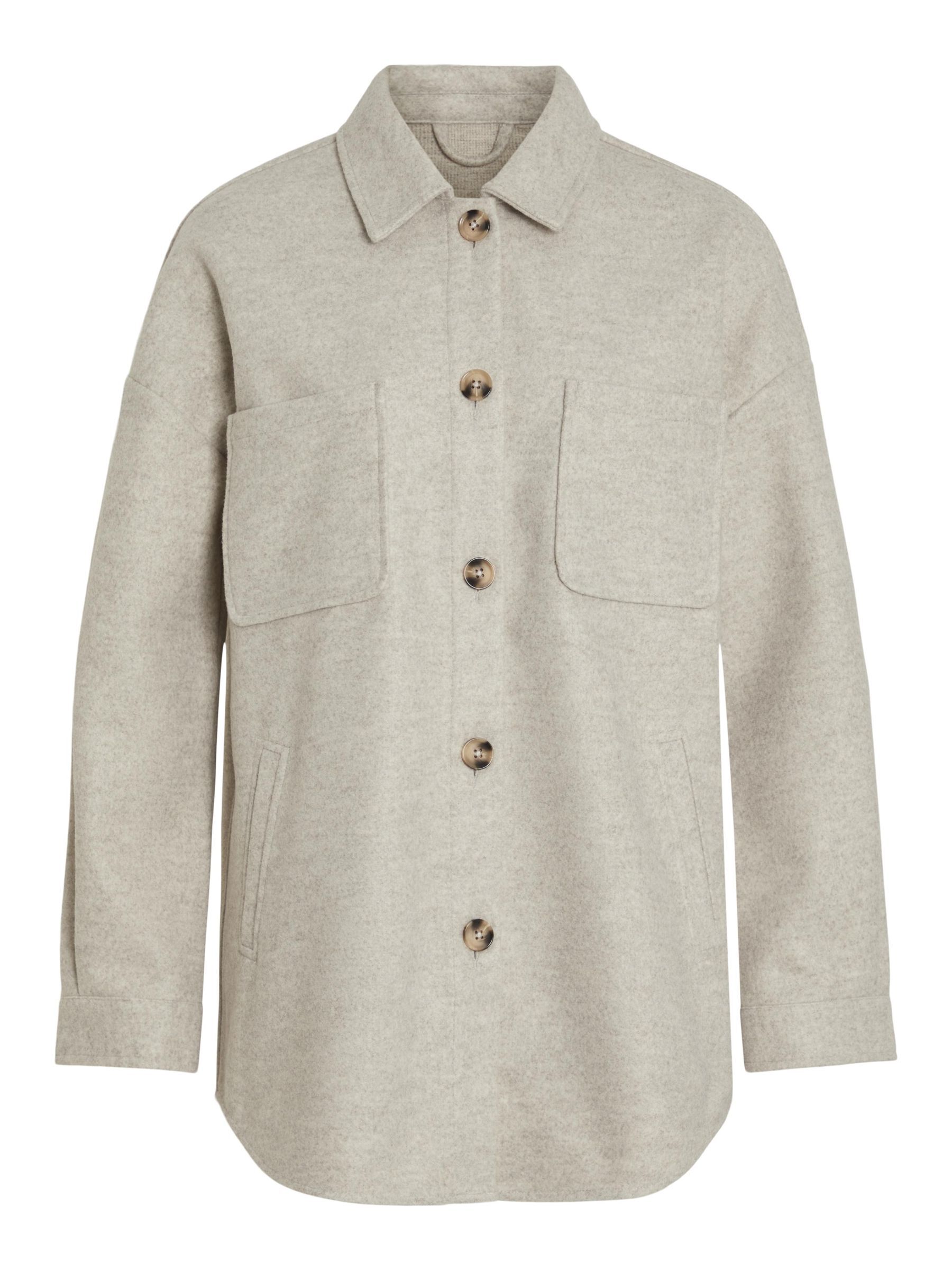 LOOSE FIT SHACKET Brown VILA