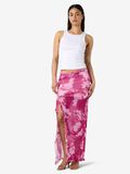 Product image thumbnail - NMROSA MAXI SKIRT, Fuchsia Fedora | 5
