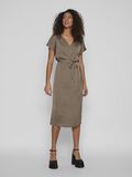 Vila MANGAS CORTAS VESTIDO MIDI, Walnut, highres - 14078865_Walnut_005.jpg