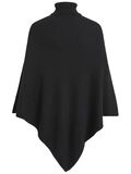 Vila ROLLKRAGEN STRICK PONCHO, Black, highres - 14049523_Black_002.jpg