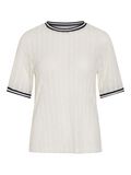 VILA ROUND NECK T-SHIRT, Snow White, highres - 14108126_SnowWhite_001.jpg
