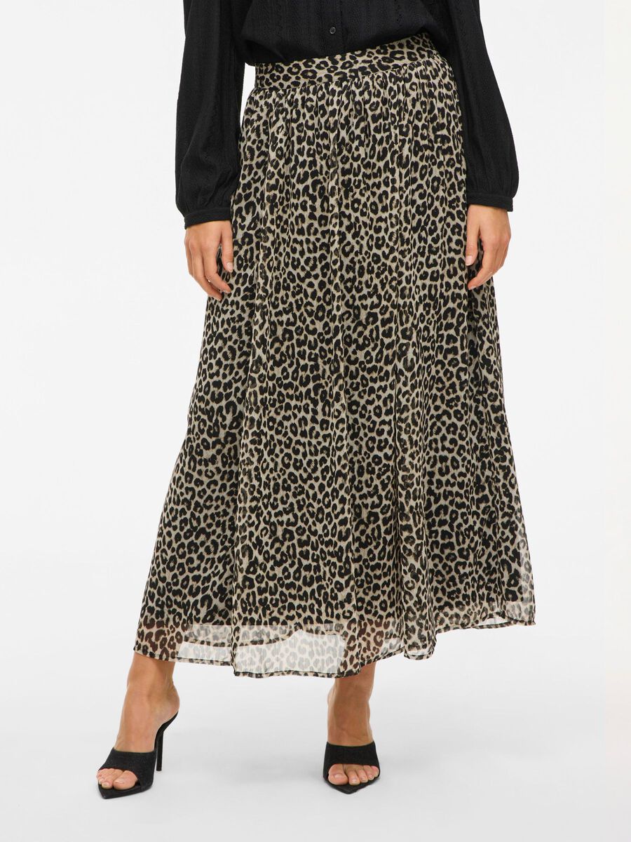 VILA VIFALIA HIGH WAIST MAXI SKIRT, Nomad, highres - 14114634_Nomad_1259765_003.jpg