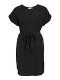 VILA SHORT SLEEVED SHORT DRESS, Black Beauty, highres - 14105084_BlackBeauty_001.jpg