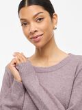 VILA VIRIL ROUND NECK KNITTED PULLOVER, Toadstool, highres - 14054177_Toadstool_972274_006.jpg