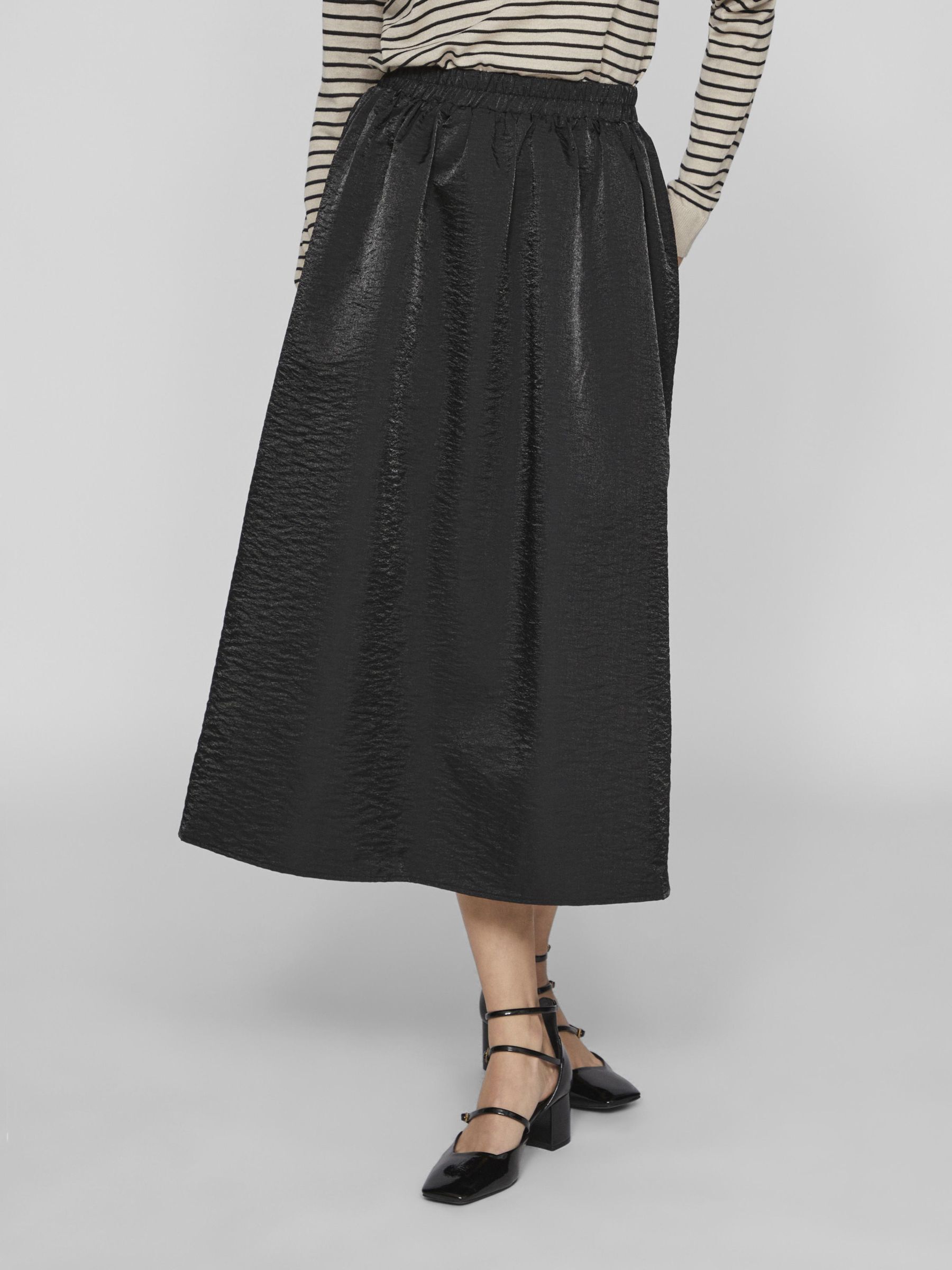 Jupe mi sales longue taille haute