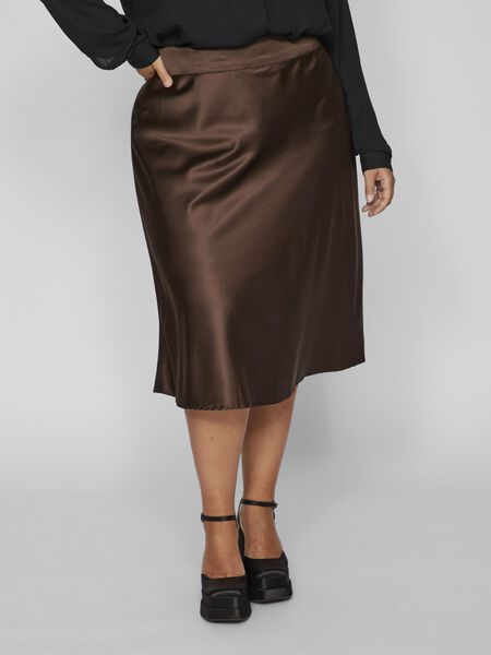 Vila CURVE - SATIN MIDI SKIRT, Demitasse, highres - 14079326_Demitasse_003.jpg