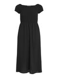 VILA SHORT SLEEVED MIDI DRESS, Black, highres - 14103583_Black_001.jpg