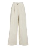VILA VIETNI HIGH WAIST WIDE-LEG TROUSERS, Super Light Natural Melan, highres - 14107995_SuperLightNaturalMelan_001.jpg