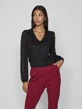 Vila DETAILED LONG SLEEVED TOP, Black, highres - 14090013_Black_003.jpg