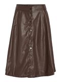 Vila HIGH WAIST COATED SKIRT, Shaved Chocolate, highres - 14091450_ShavedChocolate_001.jpg