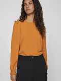 VILA ROUND NECK LONG SLEEVED TOP, Inca Gold, highres - 14103810_IncaGold_007.jpg