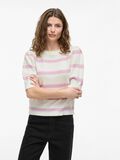 VILA STRIPED KNITTED TOP, White Alyssum, highres - 14108479_WhiteAlyssum_1196763_003.jpg