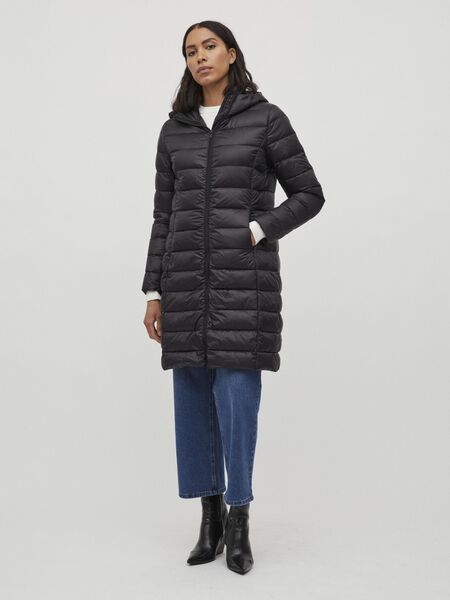 Vila HOODED DOWN COAT, Black, highres - 14080336_Black_003.jpg