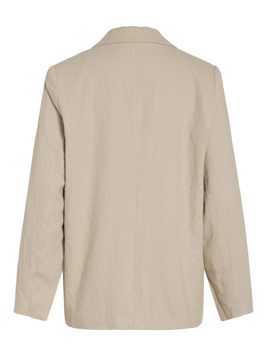 VILA VIJOLANDA SINGLE-BREASTED BLAZER, Feather Gray, highres - 14089677_FeatherGray_002.jpg