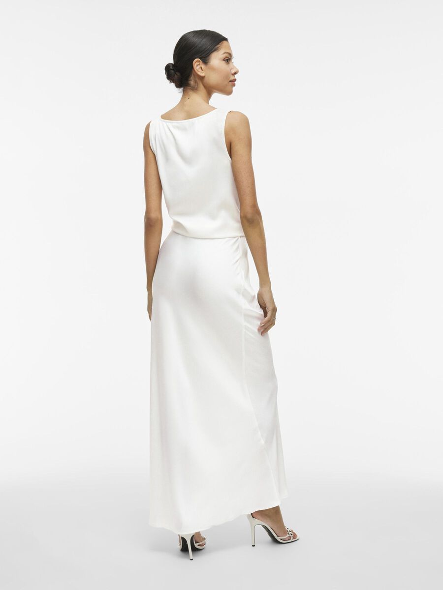 VILA HIGH WAIST MAXI SKIRT, Snow White, highres - 14100713_SnowWhite_004.jpg