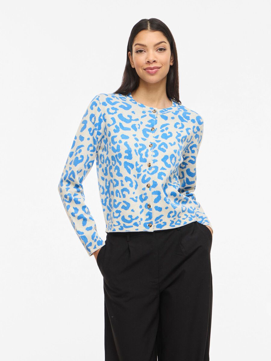 Product carousel image - VIMAYAS JACQUARD GEBREID VEST, Super Light Natural Melan | 1