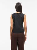 Product image thumbnail - VIVALENCIA ROUND NECK SLEEVELESS TOP, Black Beauty | 2