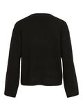 Product image thumbnail - VIELLIE V-NECK KNITTED CARDIGAN, Black | 6