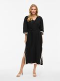 VILA VIMANDA V-AUSSCHNITT MIDIKLEID, Black Beauty, highres - 14107439_BlackBeauty_1195455_003.jpg