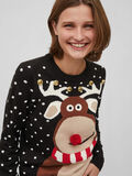 Vila CHRISTMAS BELLS PULLOVER A MAGLIA, Black, highres - 14081821_Black_006.jpg