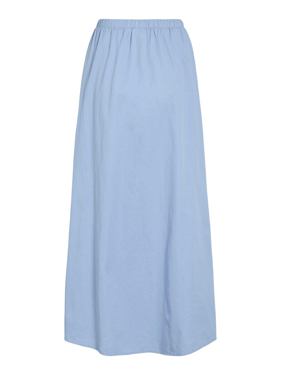 VILA VIPERF COTTON MAXI SKIRT, Frozen Fjord, highres - 14111236_FrozenFjord_002.jpg