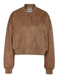 Noisy May FAUX SUEDE BOMBER JACKET, Otter, highres - 27032165_Otter_001.jpg