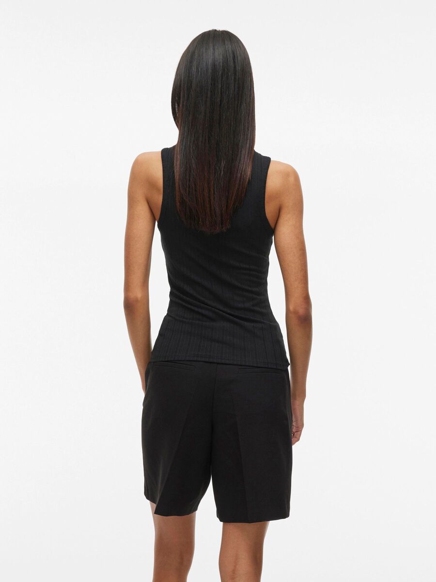 VILA ROUND NECK SLEEVELESS TOP, Black Beauty, highres - 14105253_BlackBeauty_004.jpg