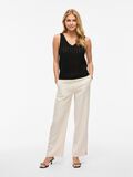 VILA VIVUA SLEEVELESS KNITTED TOP, Black, highres - 14111968_Black_005.jpg