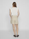 VILA HIGH WAIST TAILORED SHORTS, Feather Gray, highres - 14095212_FeatherGray_004.jpg