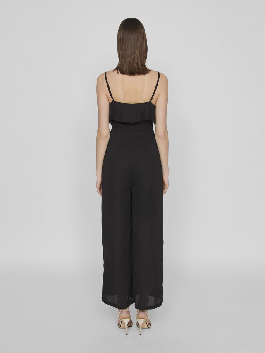 VILA STRAP FRILL JUMPSUIT, Black, highres - 14093630_Black_004.jpg