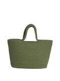 VILA SHOPPINGVÄSKA I BOMULL VÄSKA, Oil Green, highres - 14094621_OilGreen_001.jpg