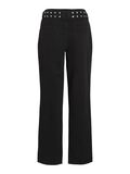 VILA BELTED TAPERED FIT JEANS, Meteorite, highres - 14100044_Meteorite_002.jpg