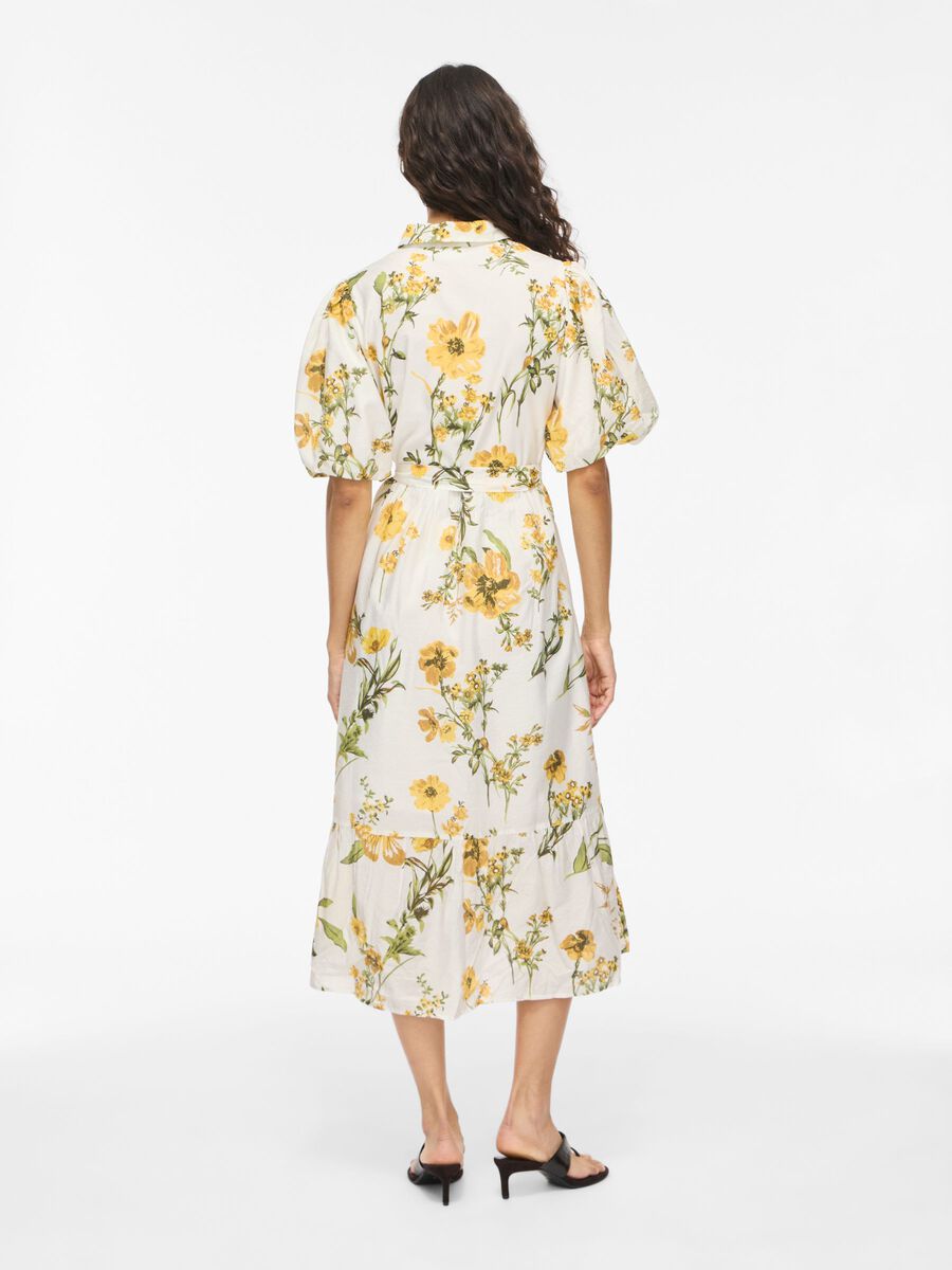 Product carousel image - VIALINIA MIDI SHIRT DRESS, Snow White | 2