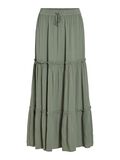 Product image thumbnail - HIGH-WAIST MAXI SKIRT, Laurel Wreath | 1