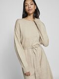 VILA BELTED SHORT KNITTED DRESS, Natural Melange, highres - 14094186_NaturalMelange_006.jpg