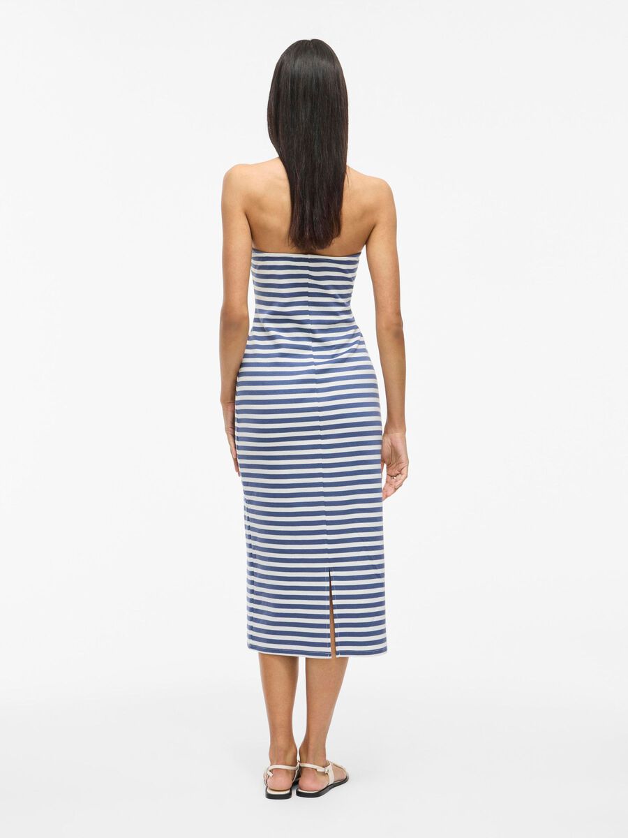 VILA VININNY TUBE MIDI DRESS, Navy Blazer, highres - 14112713_NavyBlazer_1243647_004.jpg