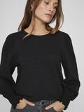 VILA RUNDHALS OBERTEIL MIT LANGEN ÄRMELN, Black Beauty, highres - 14102354_BlackBeauty_006.jpg