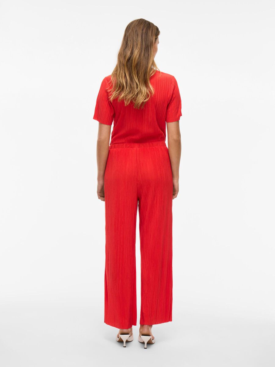 VILA RIBBED WIDE-LEG TROUSERS, Aurora Red, highres - 14089681_AuroraRed_004.jpg