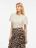 VILA ROUND NECK SHORT SLEEVED TOP, Birch, highres - 14106547_Birch_003.jpg