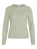 Vila DETAILED KNITTED PULLOVER, Cameo Green, highres - 14094027_CameoGreen_001.jpg