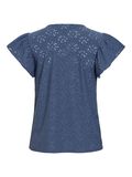 Product image thumbnail - VIKAWA ROUND NECK SHORT SLEEVED TOP, Vintage Indigo | 6