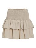 VILA TAILLE HAUTE MINI-JUPE, Simply Taupe, highres - 14108329_SimplyTaupe_001.jpg