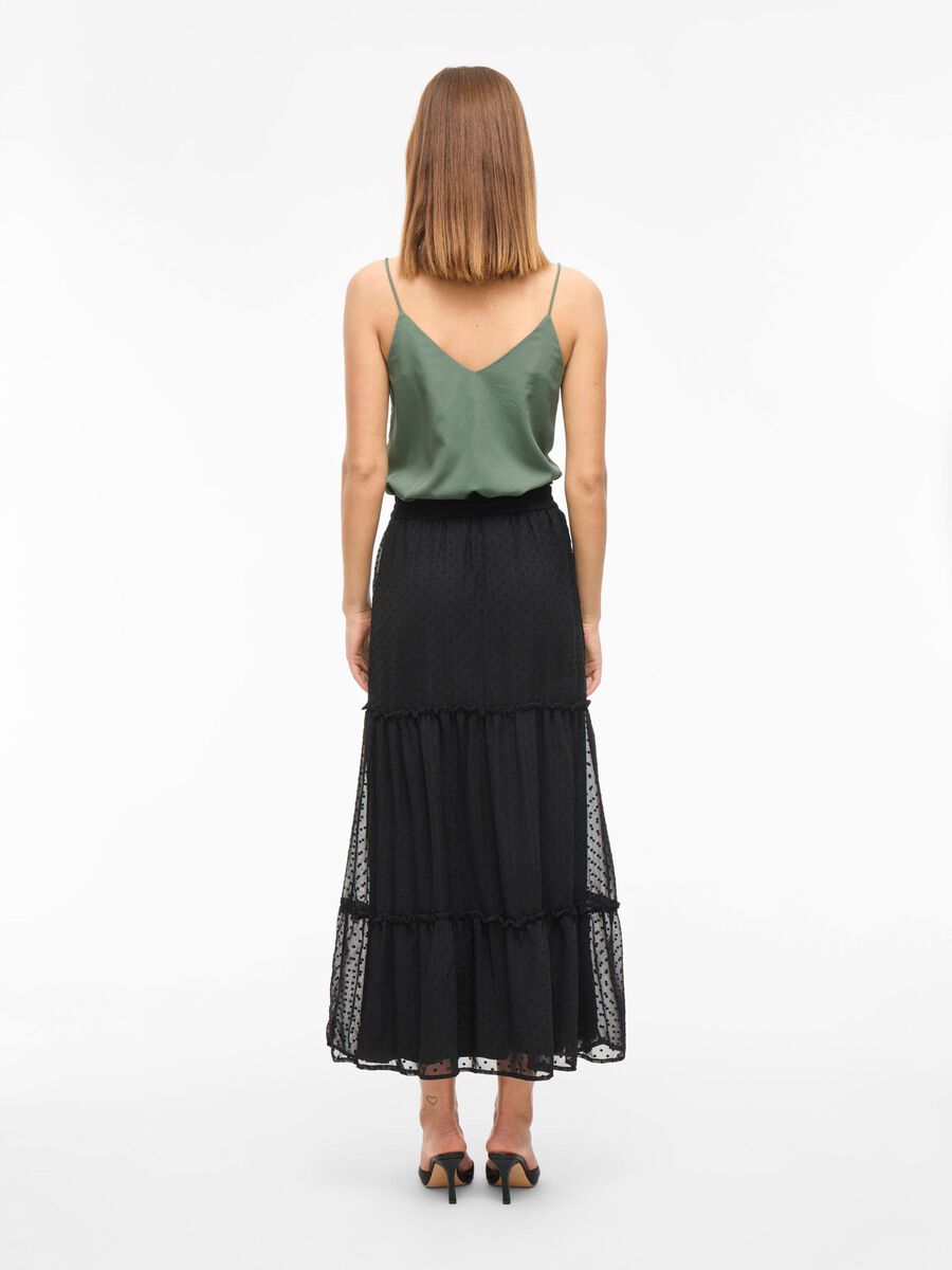 VILA VIMATHILDE V-HALS TOPP MED STROPPER, Laurel Wreath, highres - 14109689_LaurelWreath_004.jpg